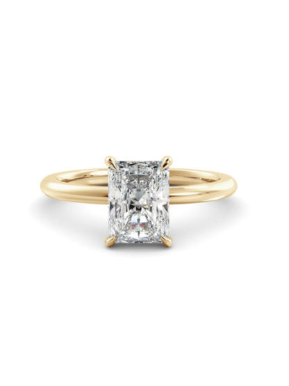 Alice- 2.0 CT Radiant Solitaire Moissanite Ring