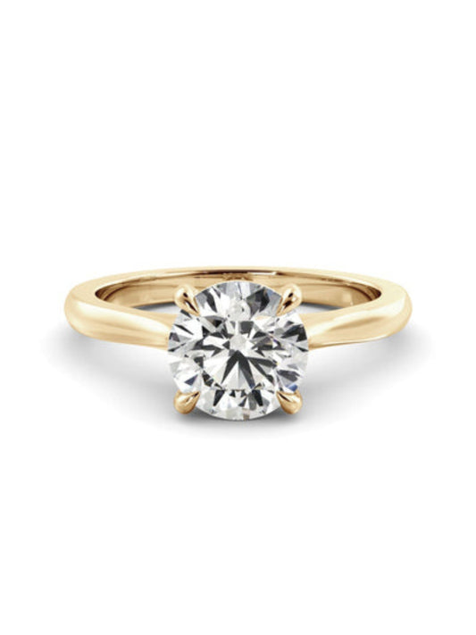 Lawrence- 1.20 CT Round Solitaire Moissanite Ring