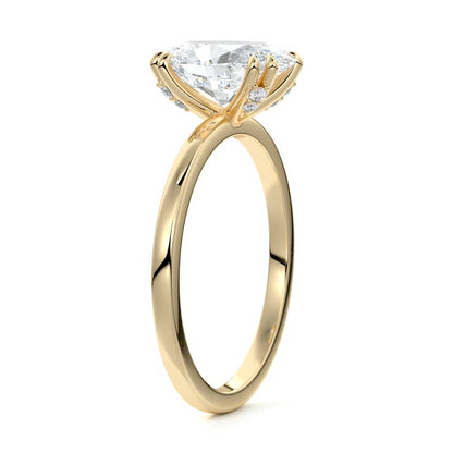 Phillip- 1.20 CT Oval Solitaire Moissanite Ring