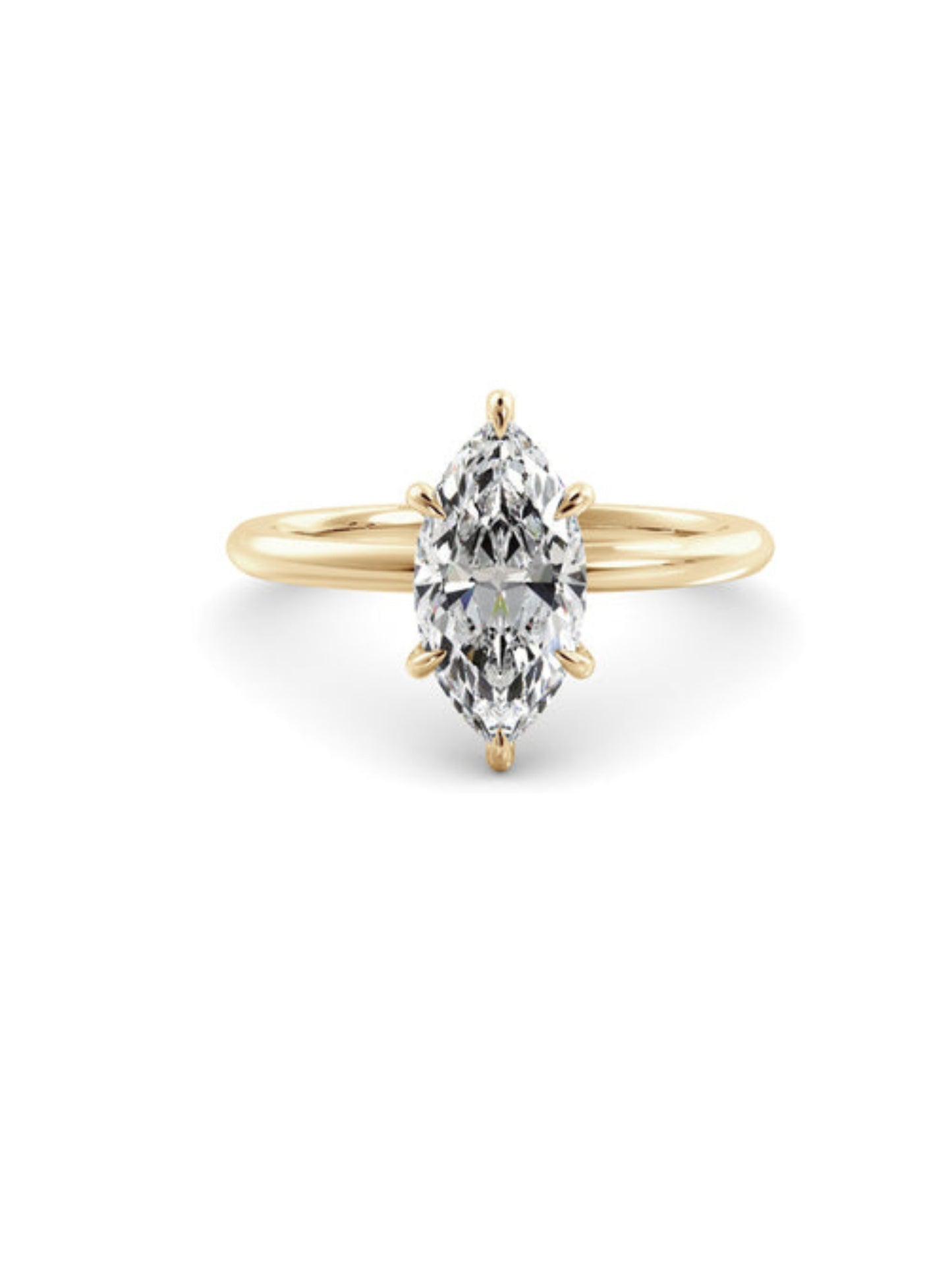 Kathryn- 1.50 CT Marquise Solitaire  Moissanite Ring