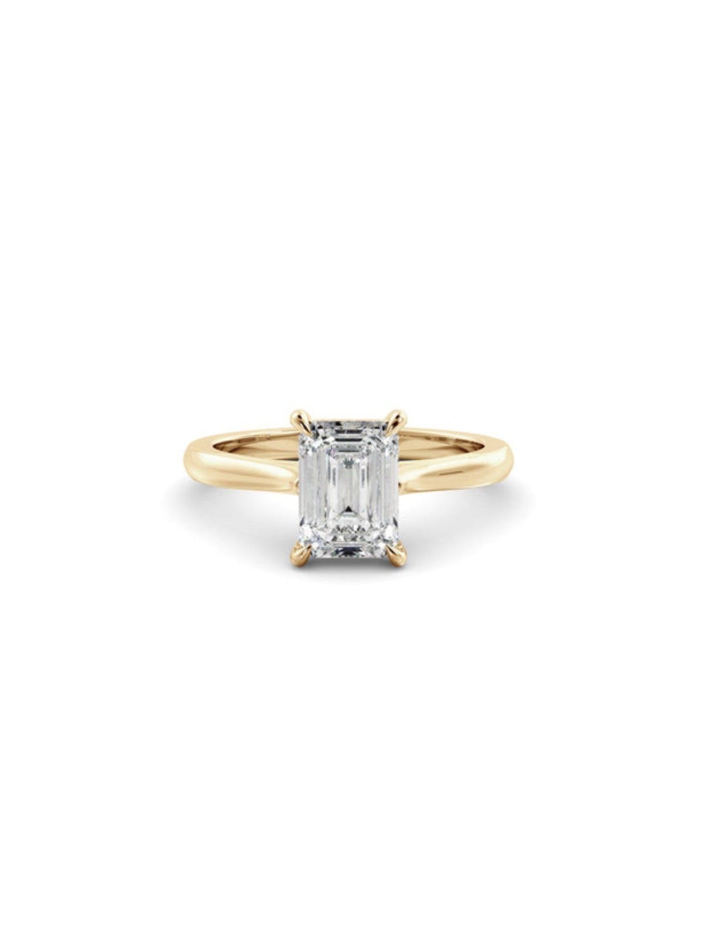 Phillip- 1.20 CT Emerald Solitaire  Moissanite Ring