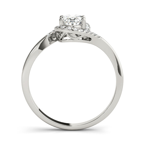 Rafael- 1.0 CT Oval Swrl Moissanite Ring