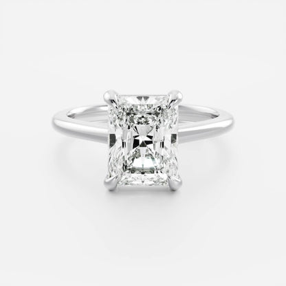 Billy- 2.0 CT Radiant Solitaire Moissanite Ring