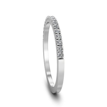 Iris-0.25 CTW Round Full Eternity Wedding Band