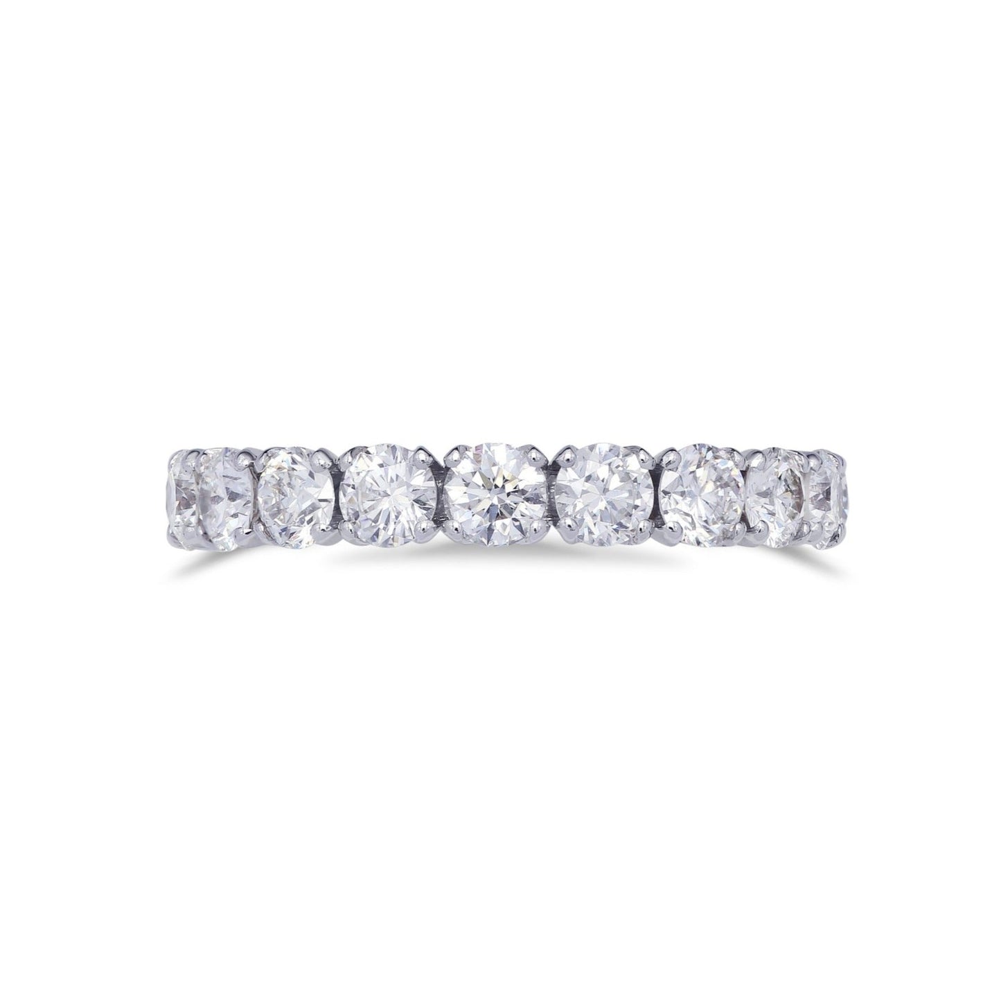 Gayle-1.60 CTW Round Full Eternity Wedding Band