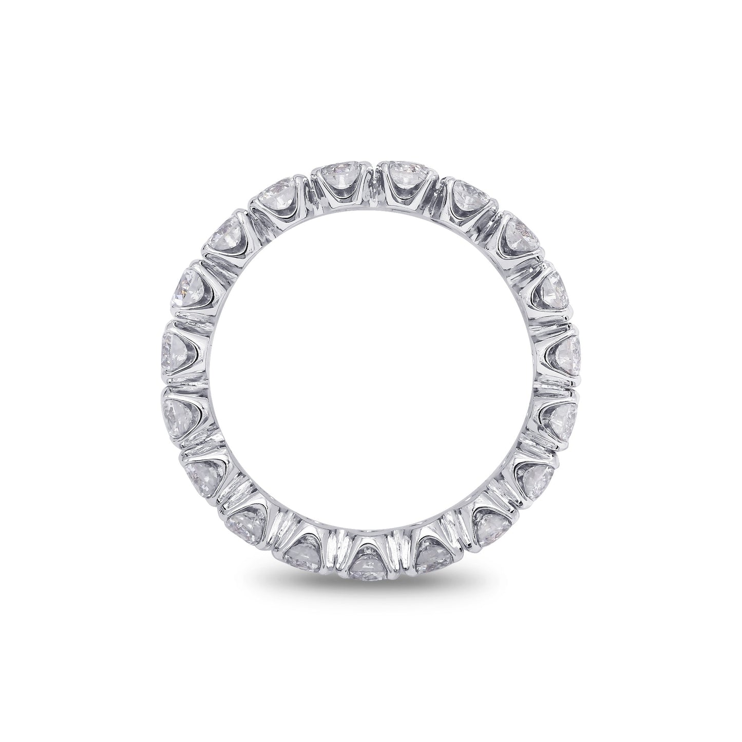 Gayle-1.60 CTW Round Full Eternity Wedding Band