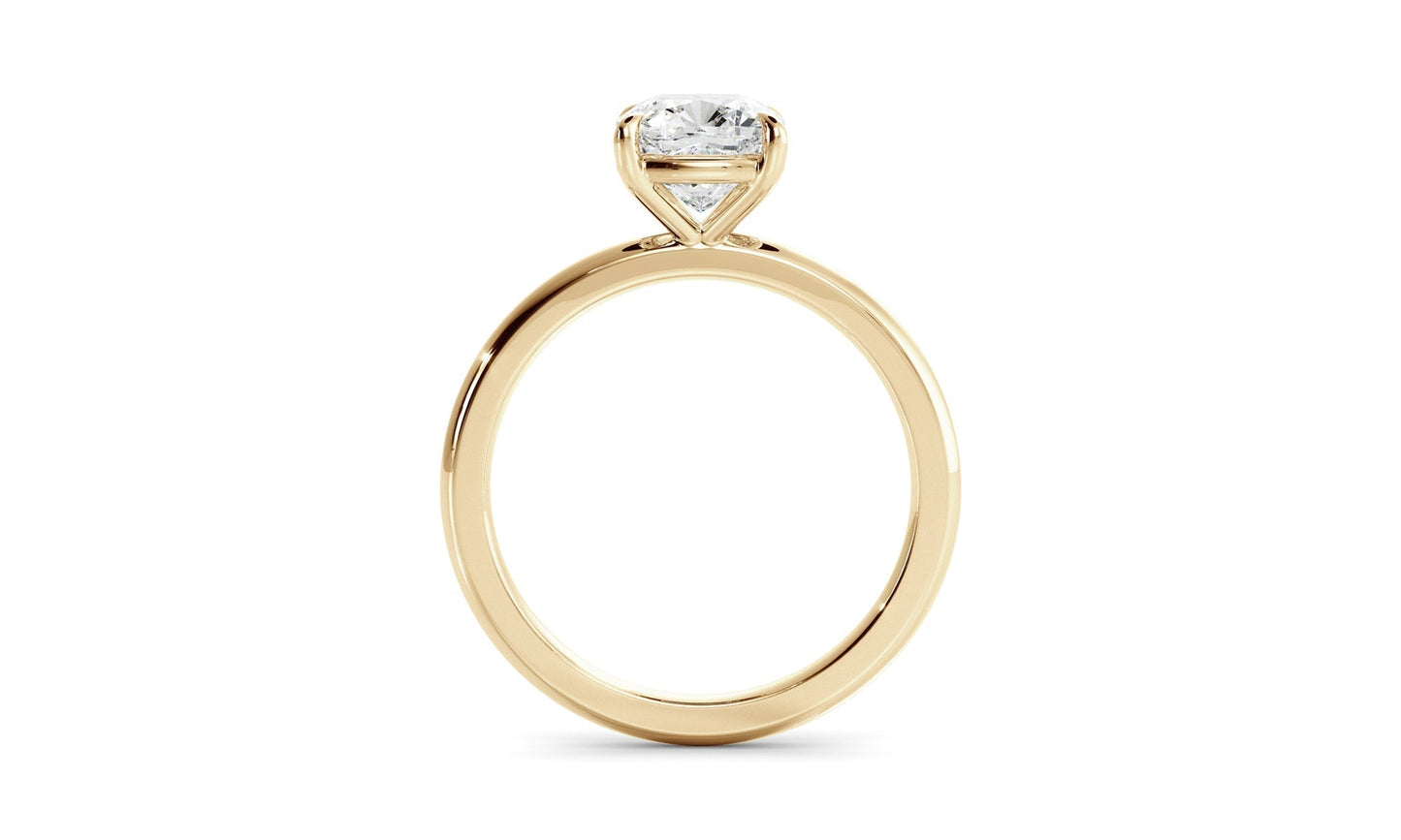 Willie- 2.0 CT Cushion Solitaire  Moissanite Ring