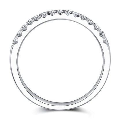 Dwayne-0.15 CTW Round  Half Eternity Wedding Band